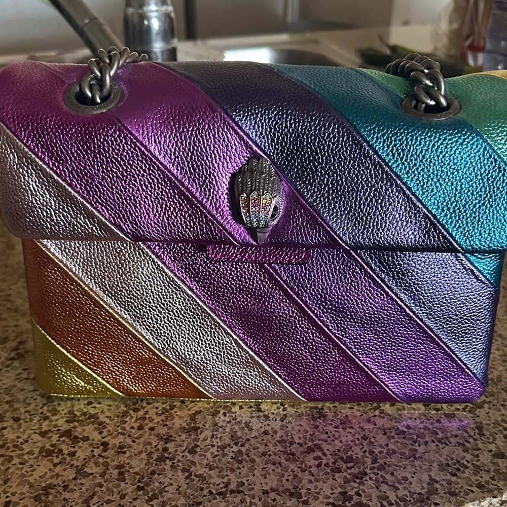 Kurt Geiger Rainbow Metallic Shoulder Bag